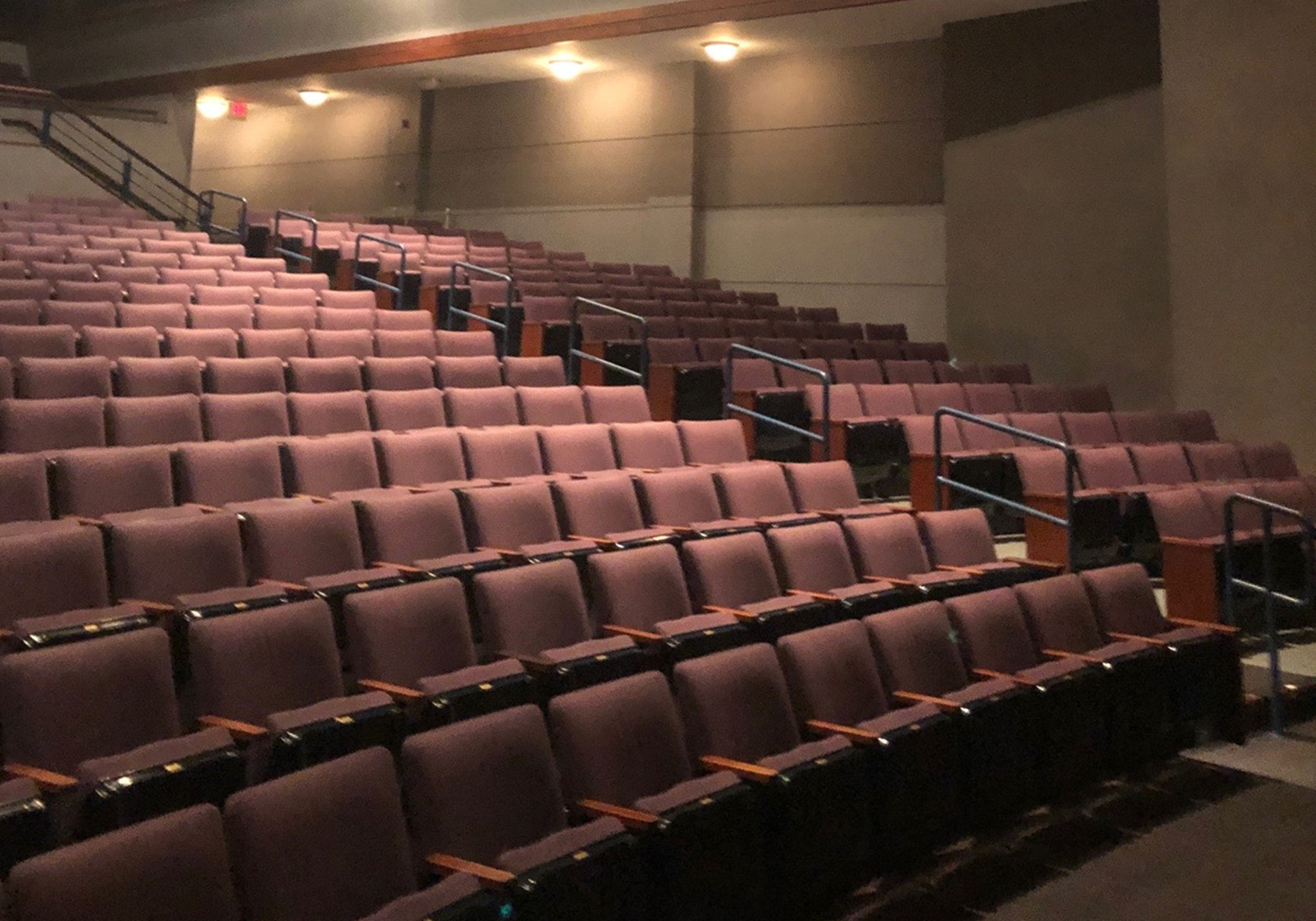The restored auditorium 