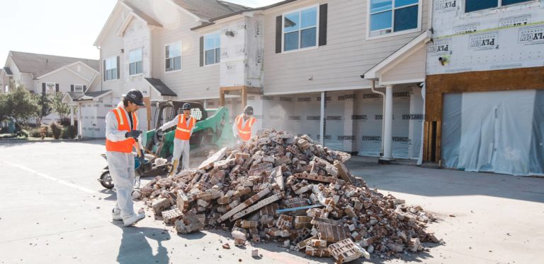 ati properly disposes of demolition debris