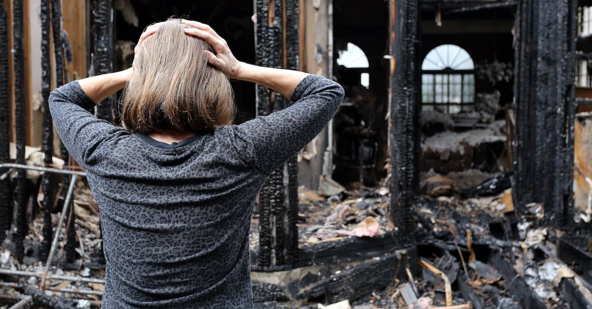 Woman devastated by fire damage to her home | ATI Restoration