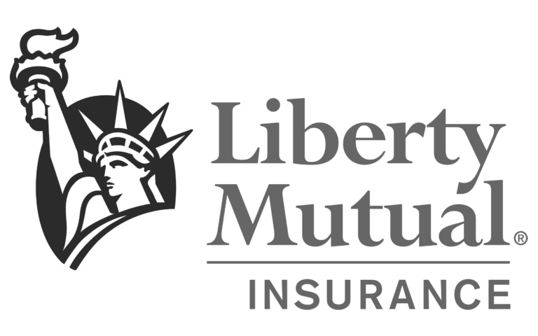 Liberty Mutual Insurance logo with a stylized image of the Statue of Liberty.